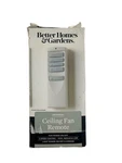 Better Homes & Gardens Universal Ceiling Fan Remote And Receiver Kit - L K!. Fixed Price $14.39.