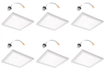 Halo 5" / 6" Square Surface Mount Led Downlight 3000k White 1135 Lumens (6 Pack). Fixed Price $39.77.