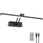 Howmzon 16" Wireless Picture Light, Battery Operated, Dimmable Black Metal. Fixed Price $46.94.
