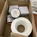 (lot Of 2)nora Lighting 4" Round Recessed Led Modular System Niob-2rndc30xww/10. Fixed Price $59.00.