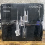 Artika Bubble Swirl 5-light Pendant Fixture Integrated Led Chrome. Fixed Price $188.00.