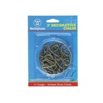 Westinghouse Decorative Chain Antique Brass Oval Swag 3'. Fixed Price $30.25.