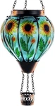 Starsoul Sunflower Hot Air Balloon Solar Lantern Glass Outdoor S. Fixed Price $47.99.