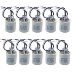 Odlamp 10pcs Ceramic Standard Medimun Screw Socket E26 E27 Bulb Lamp Gray. Fixed Price $18.99.