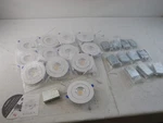 Adetu 12 Set, 6"adjustable Gimbal Led Recessed Lights With Jbox, White. Fixed Price $90.01.