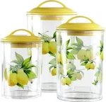 Reston Lloyd Food Storage Containers Set Of 3 Bpa Free Airtight Canisters. Fixed Price $56.03.