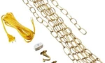 Westinghouse 7048000 12-foot Swag Kit, Polished Brass Finish. Fixed Price $48.06.