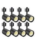 8 Pack 10w Dimmable Led Track Lighting Heads For H Type 3000k 1000lm Blk. Fixed Price $46.99.