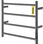 Vevor Heated Towel Rack Heater Warmer 4-bar Mirror Polished Steel Curved. Fixed Price $113.00.