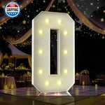 4ft Marquee Light Up Number, Large Led Sign For Baby, Birthday, Wedding Party. Fixed Price $43.97.