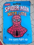 Vintage 1977 Spiderman Night Light New Leviton Kids Comic Snapit Nite Lite Lamp. Fixed Price $84.00.