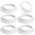 Lamp Shade Adapter Ring, White Light Socket Retaining Rings For White, Free Ship. Fixed Price $7.99.