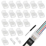 Eplzon 4 Pin 10 Mm Led Strip Connector - Quick Rgb Lights Adapter F.... Fixed Price $15.45.