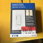 Eaton Wacd Accessory Dimmer (works With Wfd30) White/l Almond/ivory Wacd-c2-sp-l. Fixed Price $17.50.