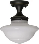 Design House 577502 9"w Semi-flush Ceiling Fixture - Bronze. Fixed Price $58.79.