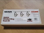 Nuvo By Satco Lighting 3 Light Gimbal Ring Track Kit, Brushed Nickel - Tk343 Nib. Fixed Price $69.99.
