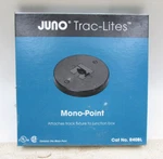 Juno Lighting Trac-lites Group R40bl Mono-point Canopy Adaptor, Black. Fixed Price $24.95.