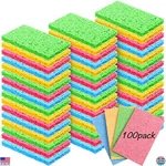 100 Natural Kitchen Sponges Bulk - Compressed Wood Pulp, Non-scratch, 3.9"x2.4". Fixed Price $48.59.