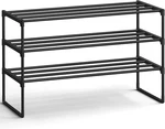 Songmics Shoe Rack, 3-tier Organizer, Metal Storage Shelf, Upright Or Upsid. Fixed Price $22.07.