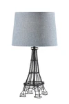 Adesso Sl5001-07 Eiffel Tower Table Lamp- Blue Shade Black Metal. Fixed Price $109.55.