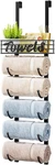 Towel Racks For Bathroom Storage - 6 Tier Over The Door & Wall Mount Rol. Fixed Price $40.72.