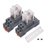 Twtade 2pcs Dc 12v Relay 10a Electromagnetic Power Coil 8 Pins Dpdt 2no 2n. Fixed Price $18.85.