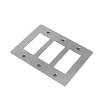 Buster + Punch Npl-023587 Wall Plates Triple Rocker Switch Outlet - Silver. Fixed Price $99.00.