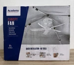 Academy Canopy Fan Remote Control 2 Speed. 5 Blades W/ Hard Case. Fixed Price $119.99.
