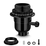 Ul Listed E26 Light Socket Replacement,with 2 Lamp Shade Rings,2 On/off Turn .... Fixed Price $10.39.