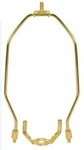 Satco S70/708 - 6 Inch Lamp Shades Harp Fitter Polished Brass. Fixed Price $10.93.