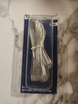 Ready For Wiring - 8 Ft. Silver Lamp Cord & Molded Plug Set With Stripped Ends. Fixed Price $5.99.