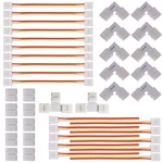 3 Pin Led Strip Connector Kit, Include Corner Connector, Unwired Gapless .... Fixed Price $23.48.